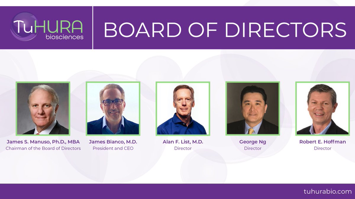 TuhuraBio's tweet photo. Meet our Board of Directors and learn more about the visionary leaders guiding our mission.
https://t.co/oPPwMKEy4e
$HURA #BispecificADCs #BispecificPDCs #MerkelCell #ImmuneModulating https://t.co/t1qk58CS37