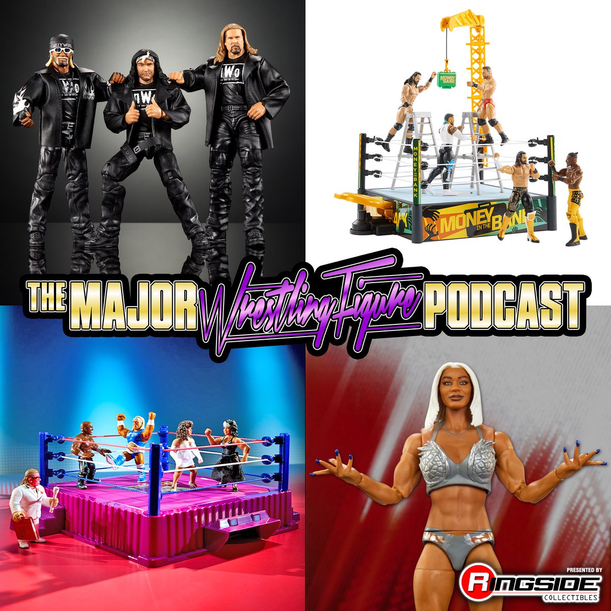 MajorWFPod's tweet image. DOWNLOAD THE LATEST EPISODE OF @MajorWFPod!

@TheMattCardona, @Myers_Wrestling, &amp;amp; @MarkSterlingEsq discuss @Mattel's new WWE nWo 2002 3-Pack, WWE Cash-In Ring, WWE Retro Bundle, WWE Elite Collection Series 116, &amp;amp; much more!

RP TO ENTER TO WIN PRIZE FROM @RingsideC!