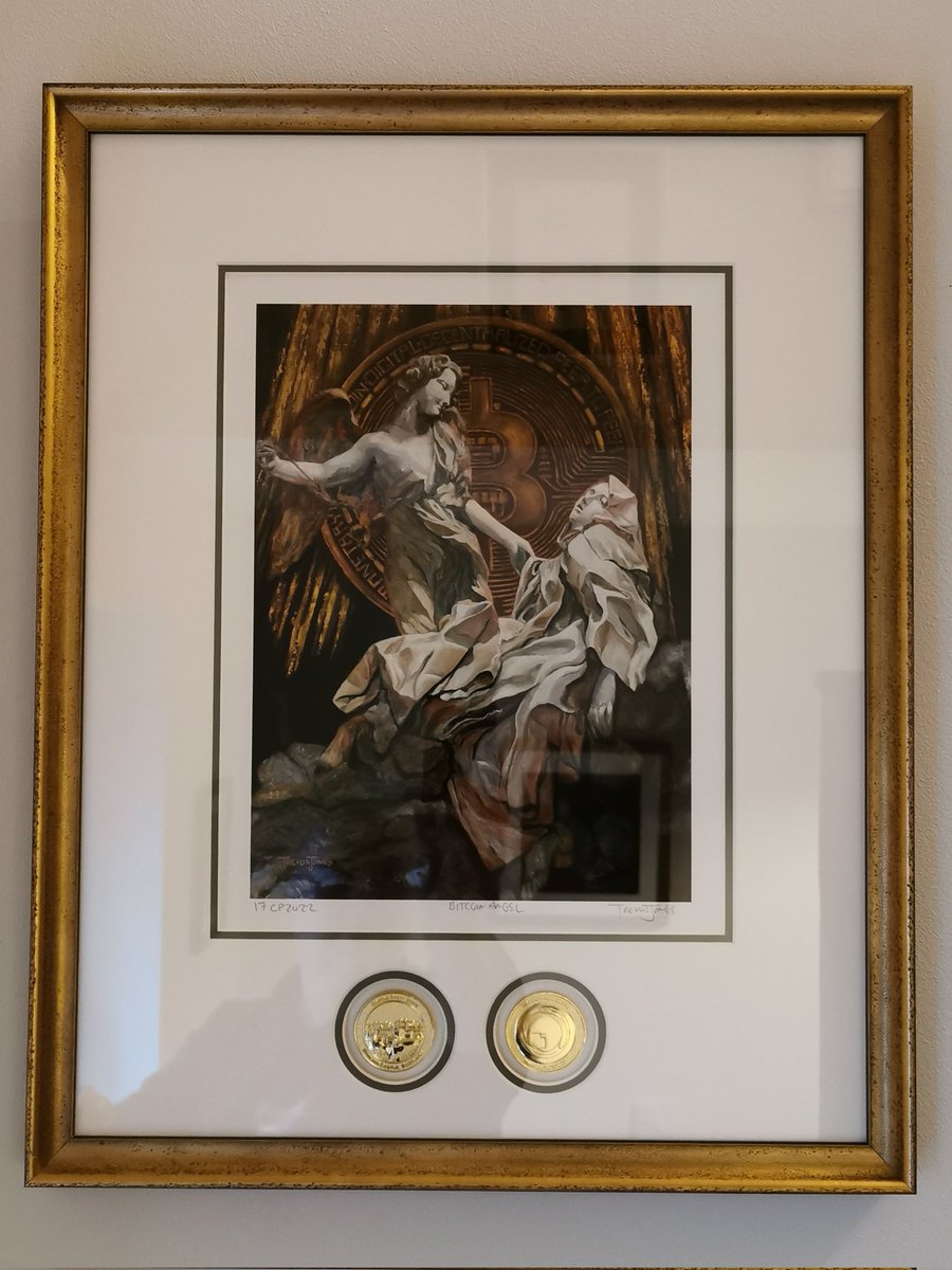 dpoxley's tweet image. Framed. #CastleParty2022 #BitcoinAngel