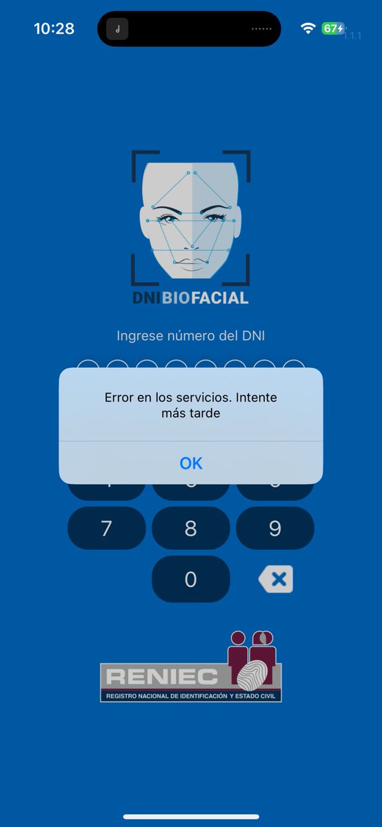 allyromanz's tweet photo. @ReniecPeru pueden solucionar sus problemas con el app DNI BIOFACIAL?! Supuestamente la hacerlo vía web es para facilitar el proceso, pero no se puede realizar el trámite sin la autenticación en la app, y su App NO FUNCIONA NINGÚN DÍA DE LA SEMANA! En vez de facilitar complican https://t.co/J2VRPEqk4y
