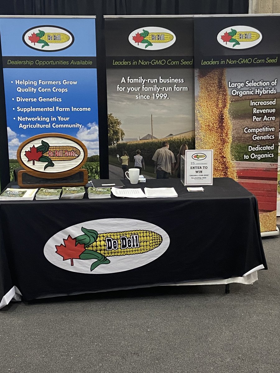 Come see us today at Booth 1 at the <a href="/GuelphOrganic/">Guelph Organic Conference</a> #Dedellseeds #nongmo #organic