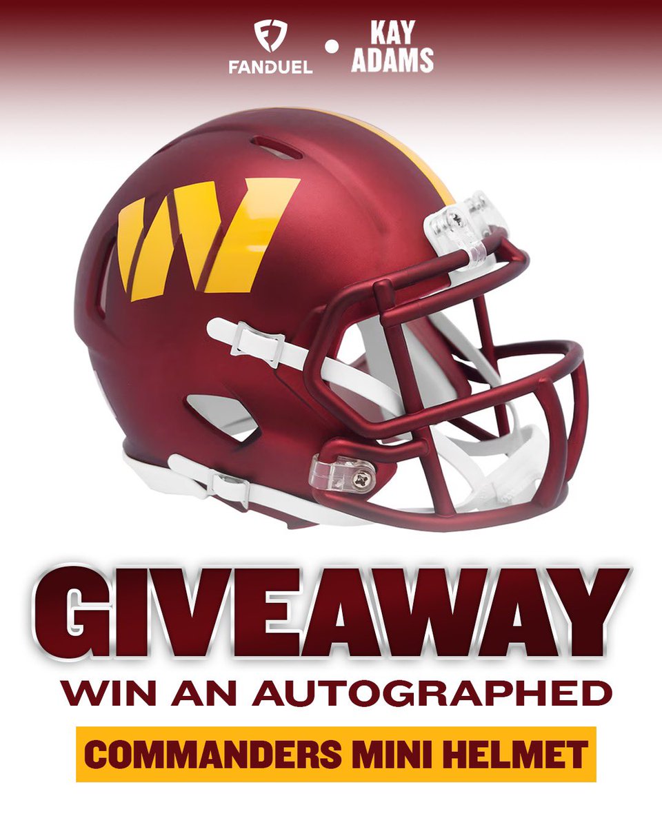 ￼JAYDEN DANIELS SIGNED MINI-HELMET!!!!! 🫶￼
 
Giveaway w/ <a href="/FanDuel/">FanDuel</a> for Championship Sunday!!!
 
￼Who is your <a href="/Commanders/">Washington Commanders</a> anytime TD scorer for Sunday?

Drop your answer below for a chance to win!