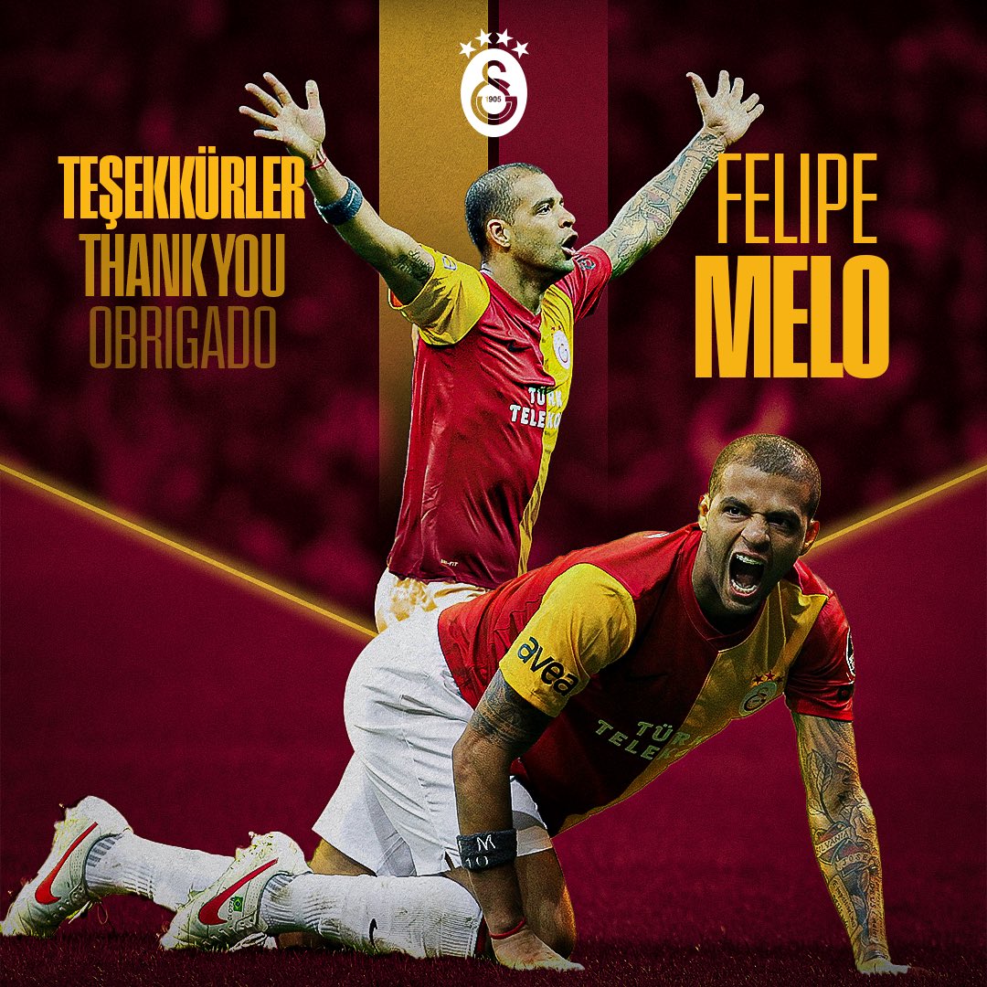 Yeşil sahalara veda eden unutulmaz oyuncumuz Felipe Melo’ya sarı kırmızılı formayla verdiği katkı ve emekler için bir kez daha teşekkür ediyor, bundan sonraki kariyerinde başarılar diliyoruz. 💛❤️