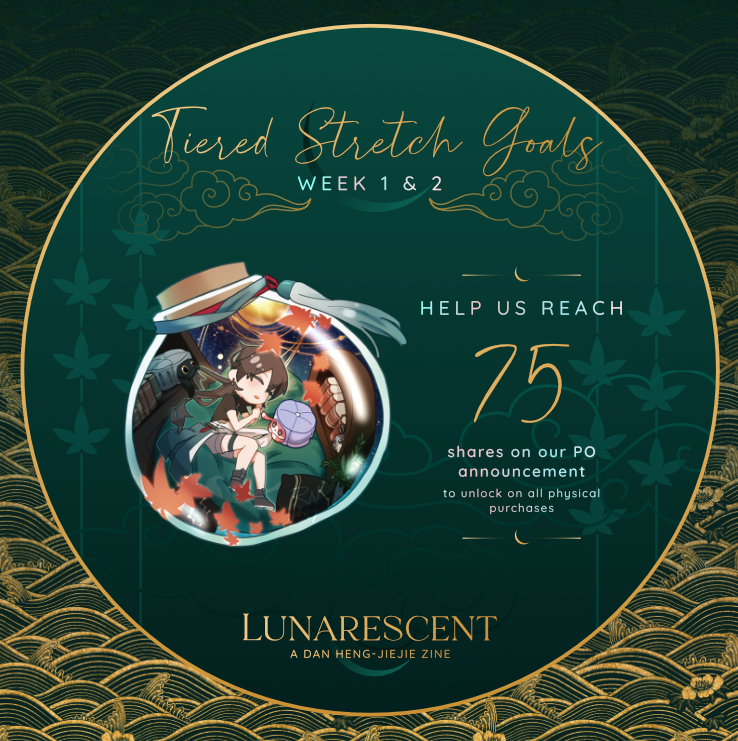 Lunarescent: a Dan Heng-jiejie Zine tweet media