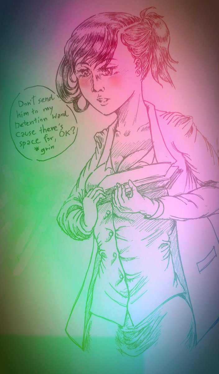 nomineedesu's tweet photo. She smile back a little. Good sign for her before take a mission that she'll walk face the evil.
#helloClarice
#thesilenceofthelamb
#artmoots https://t.co/ZOmVHEC7cF