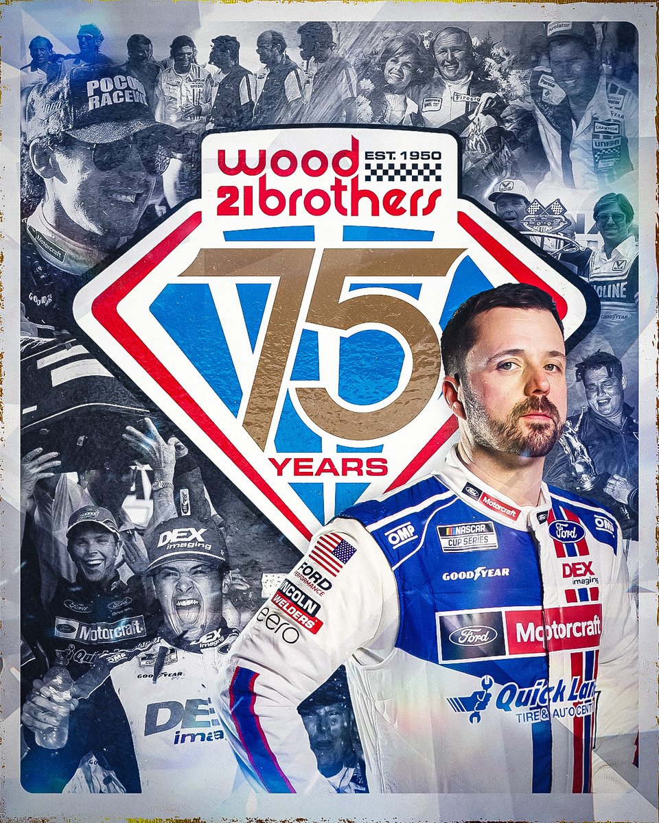 NASCAR (@nascar) on Twitter photo The past. The present. The future.
This season, we celebrate <a href="/woodbrothers21/">Wood Brothers Racing</a>'s diamond anniversary. The past. The present. The future.
This season, we celebrate <a href="/woodbrothers21/">Wood Brothers Racing</a>'s diamond anniversary.