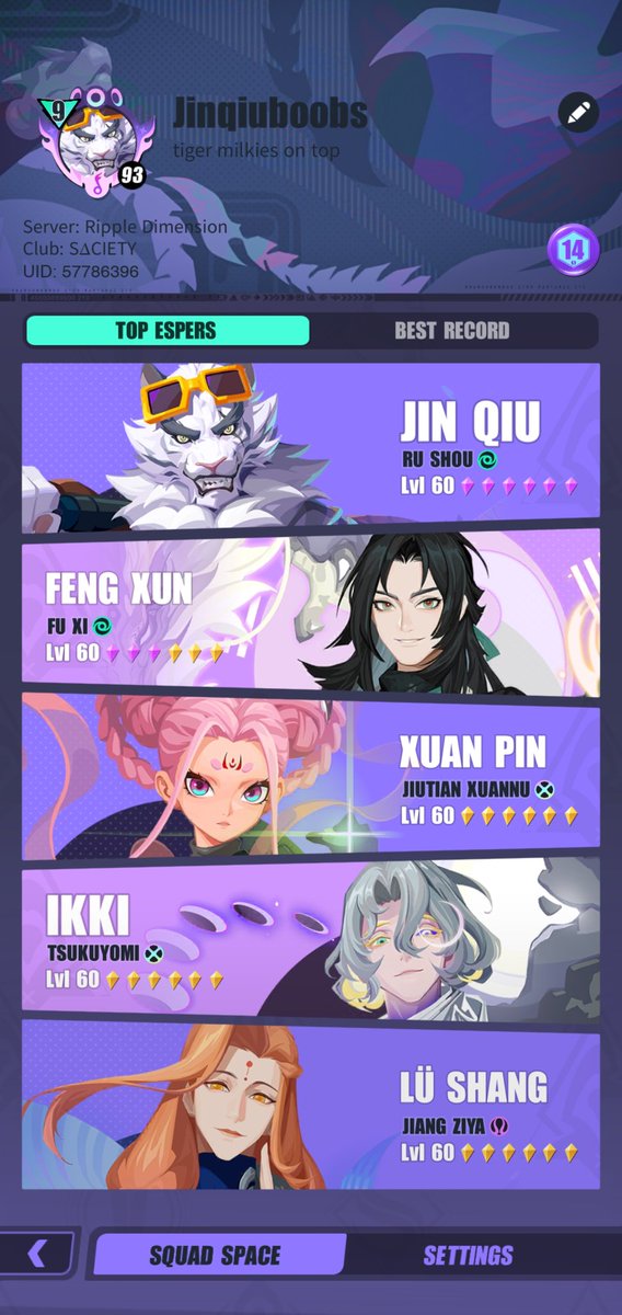 Let's be moots on Dislyte!❤️
UID57786396