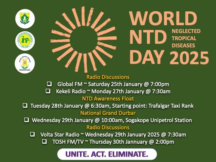 Together we can win this fight <a href="/_GHSofficial/">Ghana Health Service</a> <a href="/UHAS_NTD/">Centre for NTD Research (CNTDR) - UHAS</a> <a href="/Tropi1Neglected/">Neglected Tropical Diseases Advocacy Club, UHAS</a> <a href="/fnbinkasph/">Fred N. Binka School of Public Health, UHAS</a> <a href="/UHAS_IHR/">Institute of Health Research (IHR), UHAS</a> <a href="/UHASGhana/">UHAS</a> <a href="/MargaretGyapong/">Margaret Gyapong</a> <a href="/JGyapong/">John Gyapong</a> <a href="/aziatol/">Prof. Lydia Aziato</a>