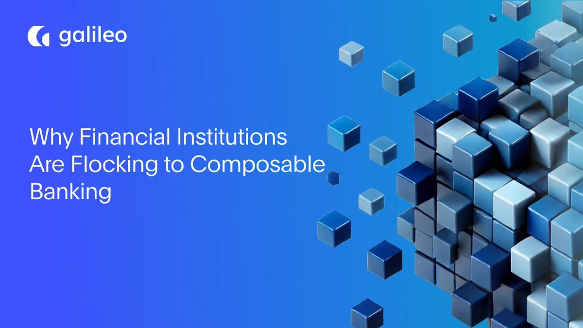 GalileoFintech's tweet photo. Composable banking is redefining how financial institutions compete in a digital-first world. By integrating modular solutions and APIs, FIs can innovate faster, cut costs, and meet customer demands. Learn how to embrace this scalable approach.
#ComposableBanking #FintechInnovation
https://t.co/lGpqktVqWx