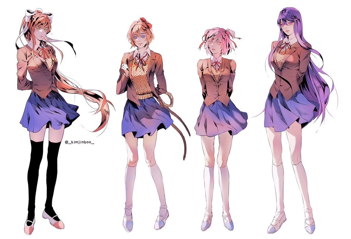 두근두근 문예부 친구들
색감 보정하구 올립니다..! 🎀