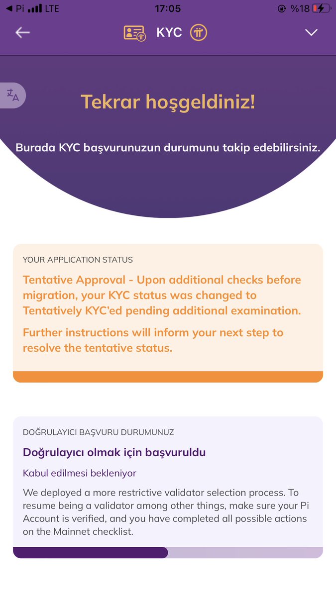 Zeynepuner21's tweet photo. @PiNetworkTry Yeşildi tammlamıştım. Ama faceyi bağladım tekrar böyle oldu. Canlılık testi geldi ama heyecandan kapattım. Lütfen yardım edin, tekrar canlılık testini nasıl isteyeceğim? Veya bu şekilde bir sorun yaşarmıyım? https://t.co/99KOnUgRry