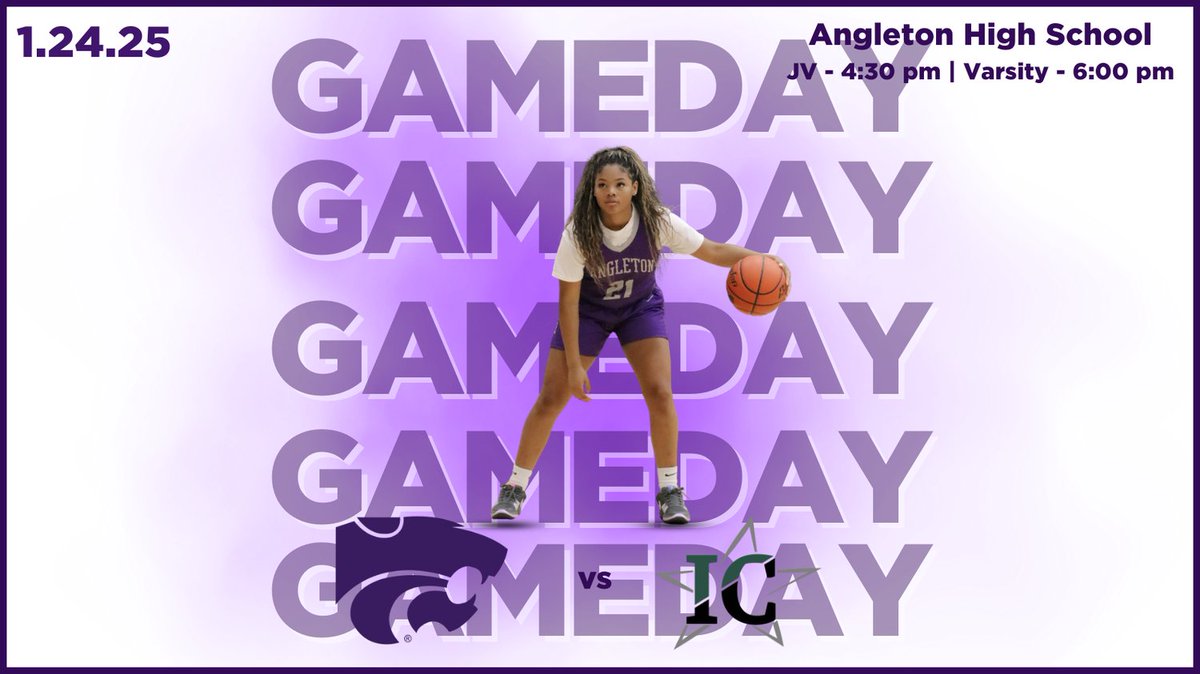 AngletonLCBB's tweet image. 🏀 GAMEDAY! 🏀

The Angleton LadyCats are back on their home court tonight for a big District Matchup against Iowa Colony! 

Let’s pack the gym and bring the energy! 🔥 #GoLadyCats #LadyCatPride