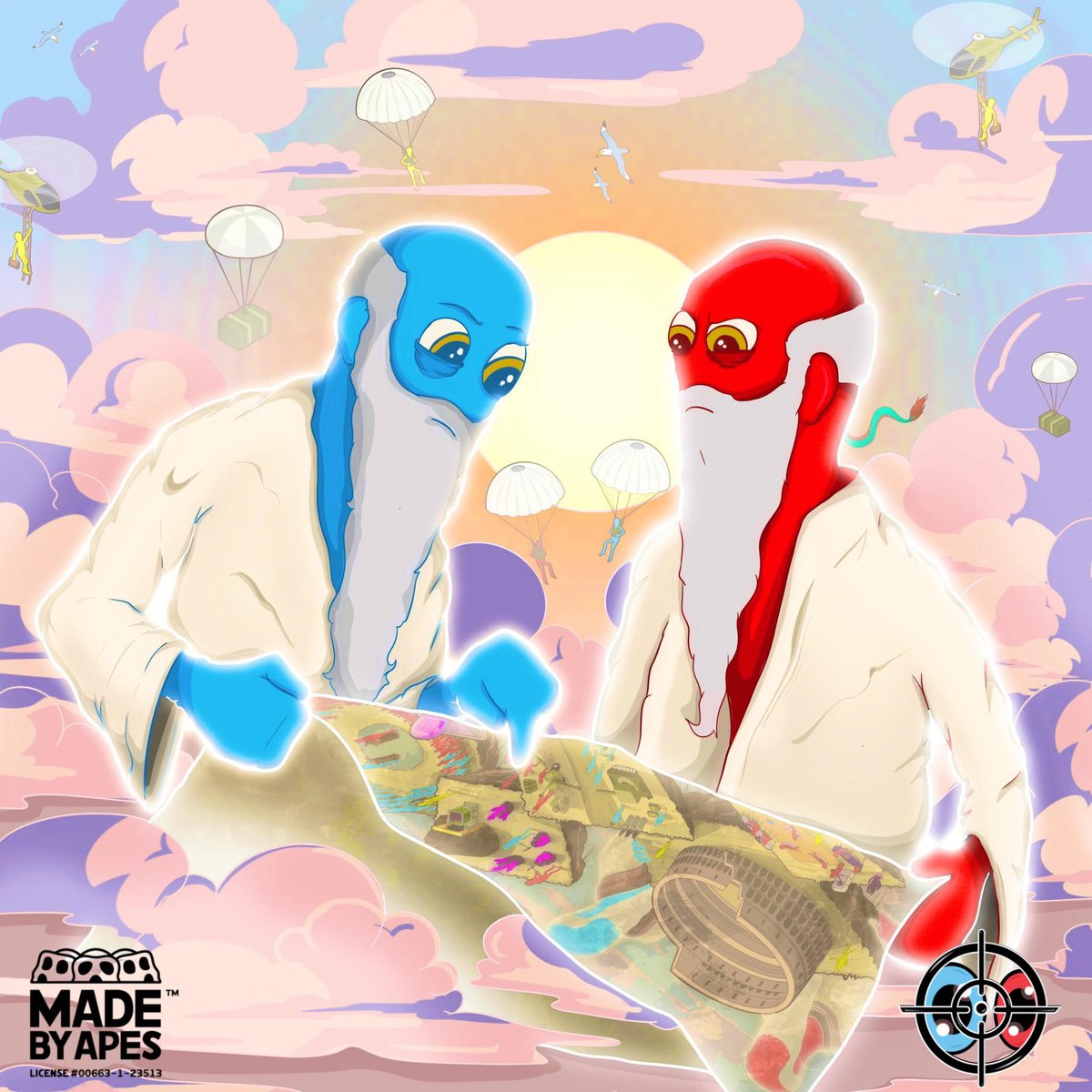 Warbuds_'s tweet photo. Reds and Blues assemble!

WarBuds Mint has been paused. WarBuds has a community strong enough to start the community wars as promised.🎯

War is here.

#ApeChain #MadeByApes https://t.co/rvIzGFSjNg