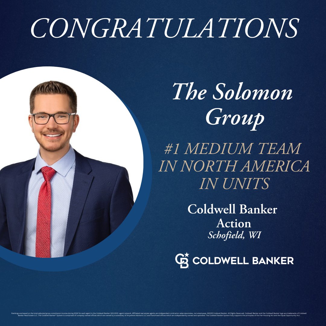 Each year, Coldwell Banker recognizes individuals and teams across the country for their success in volume and unit sales. The 2024 numbers are out and our team was ranked #1 in the nation for units sold in the medium teams category. 

blog.coldwellbanker.com/coldwell-banke…