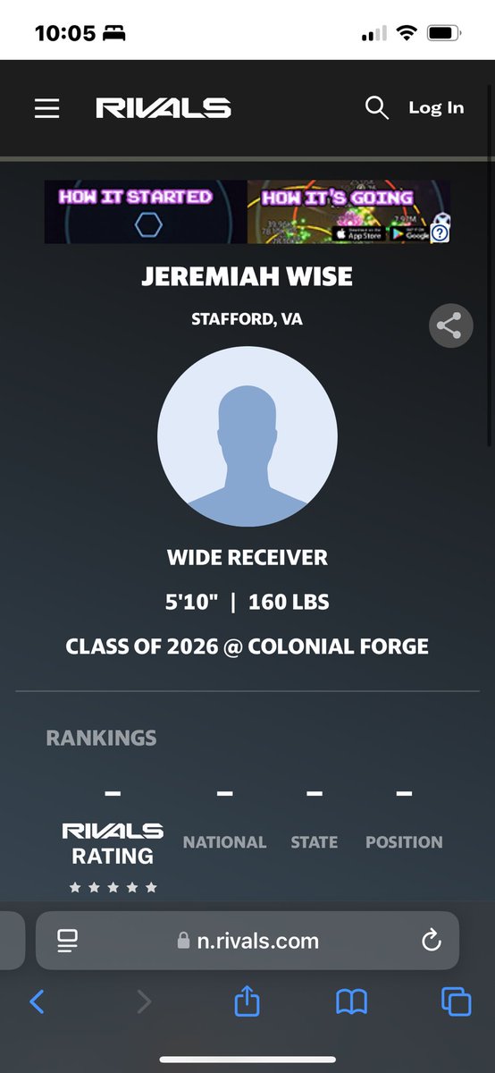 Thankful for the <a href="/Rivals/">Rivals</a> Account Although I play more DB then Wr!!🙏
@RivalsFriedman <a href="/RivalsCamp/">Rivals Camp Series</a> <a href="/rivalskeenan/">Keenan Cummings</a> <a href="/adamgorney/">Adam Gorney</a> <a href="/carrd1994/">Coach Dexter Carr</a> <a href="/InfoForge/">Colonial Forge Football</a>