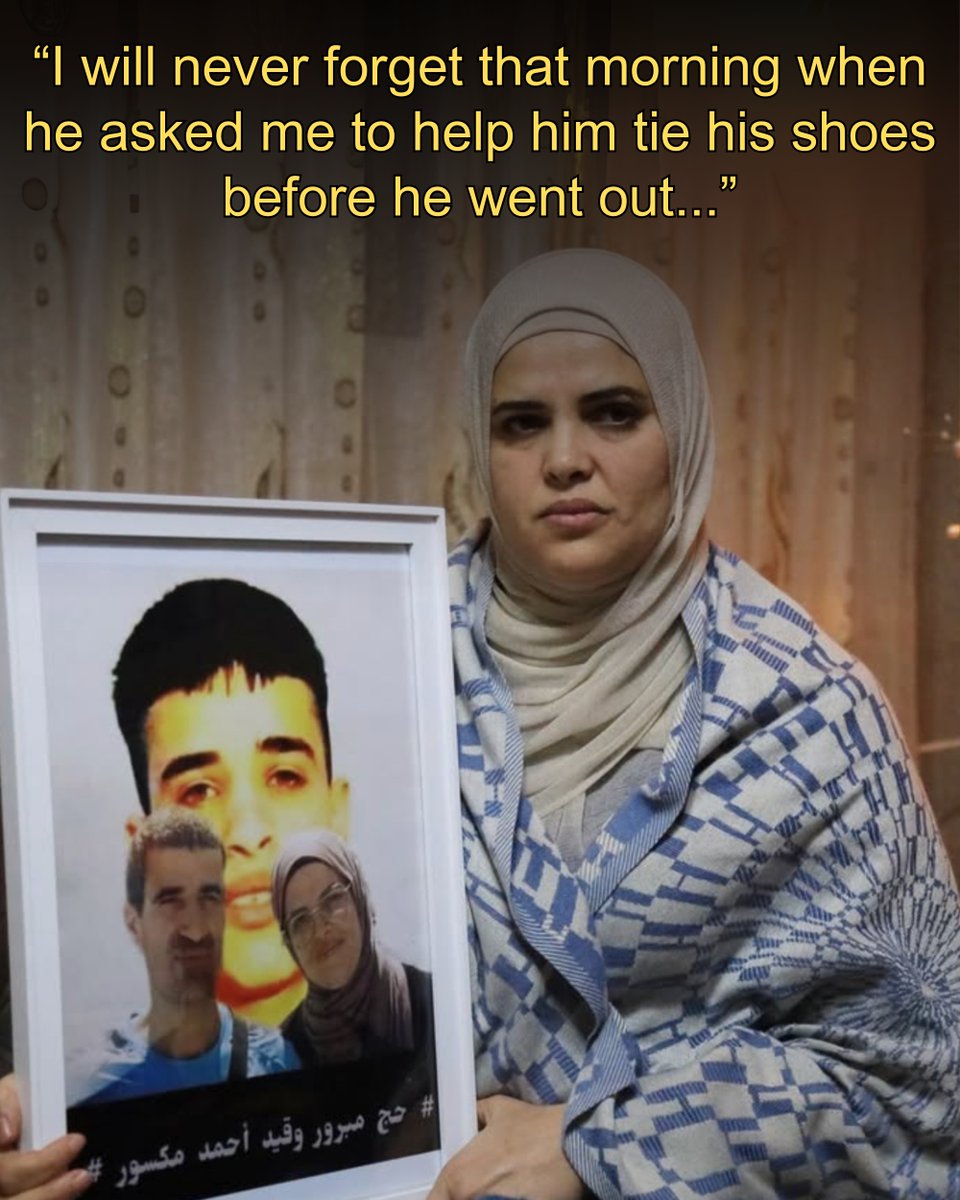 "I will never forget that morning he asked me to help him his shoes before he went out..." 1/2