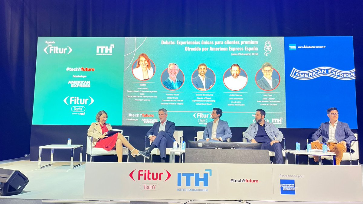 En #FITUR2025, nuestro Brand Comms Director, Antonio Bauza, participó en el debate «Experiencias únicas para clientes premium», y compartió cómo creamos valor a través de nuestras marcas premium y las experiencias inolvidables para nuestros huéspedes.  #techYfuturo