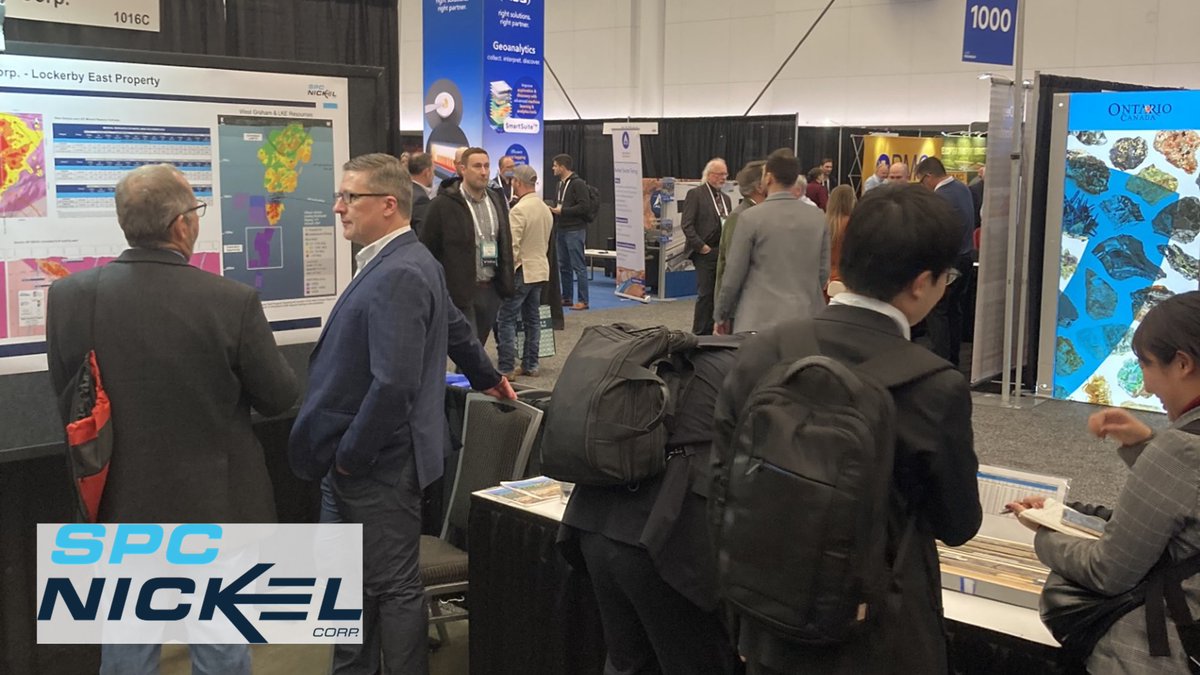 ⚒️Thank you to everyone who visited $SPC.V's busy Core Shack booth at #AMERoundup2025! Great to make new acquaintances and renew existing ones. Reach out &amp; follow us here &amp; on LinkedIn for the latest at West Graham and the Muskox Project. #nickel #criticalminerals #juniormining