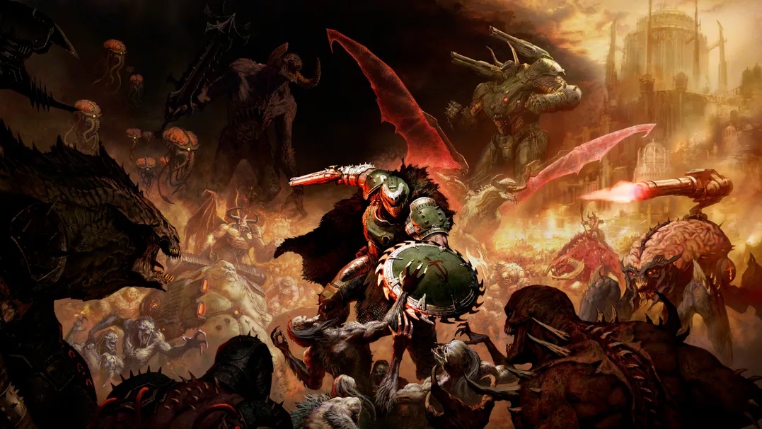 PSUdotcom's tweet photo. DOOM: The Dark Ages Game Director Hugo Martin Confirms The Upcoming Prequel Isn’t The End, “I Like Making DOOM Games” https://t.co/StfGIFT4x4 #DOOMTheDarkAges #idSoftware #BethesdaSoftworks #HugoMartin #PS5 #PS5Pro #PlayStation #Sony #News https://t.co/tkG9CmZMub