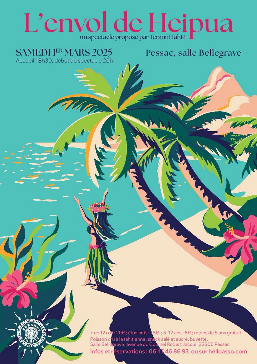 Tahiti En France (@tahitienfrance) on Twitter photo "L'envol de Heipua" spectacle proposé par TERANUI TAHITI le 1er mars 2025 à PESSAC (33)
tahitienfrance.free.fr/associations/a… "L'envol de Heipua" spectacle proposé par TERANUI TAHITI le 1er mars 2025 à PESSAC (33)
tahitienfrance.free.fr/associations/a…
