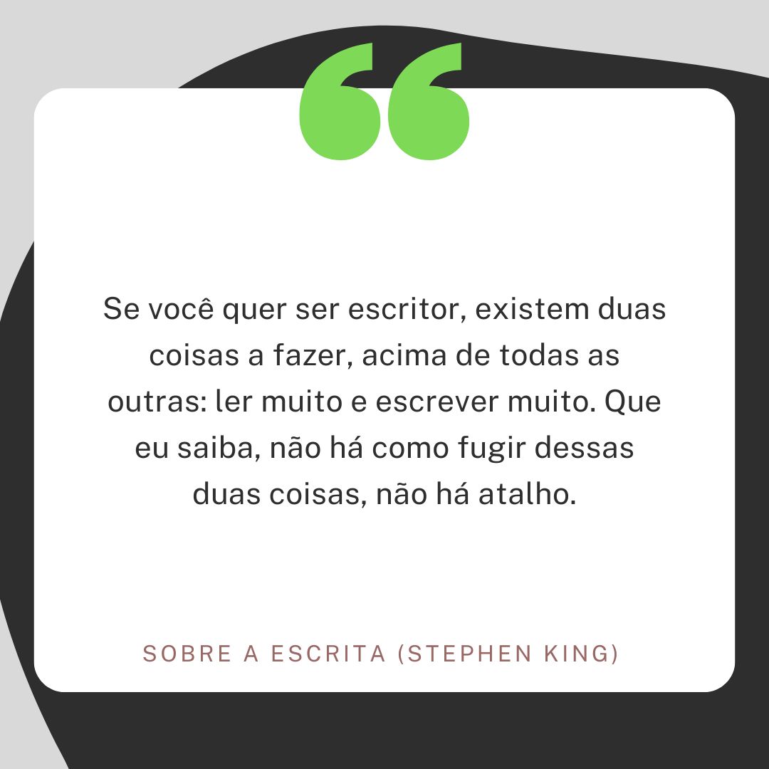 Estão lendo e escrevendo bastante?