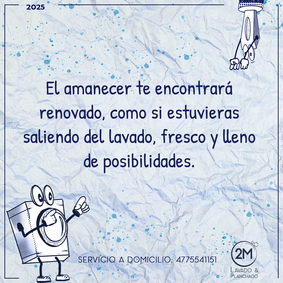 2MLavanderia's tweet photo. El amanecer te encontrará renovado, como si estuvieras saliendo del lavado, fresco y lleno de posibilidades. #Renovación #NuevoComienzo 🌅 https://t.co/nBl541jvtS