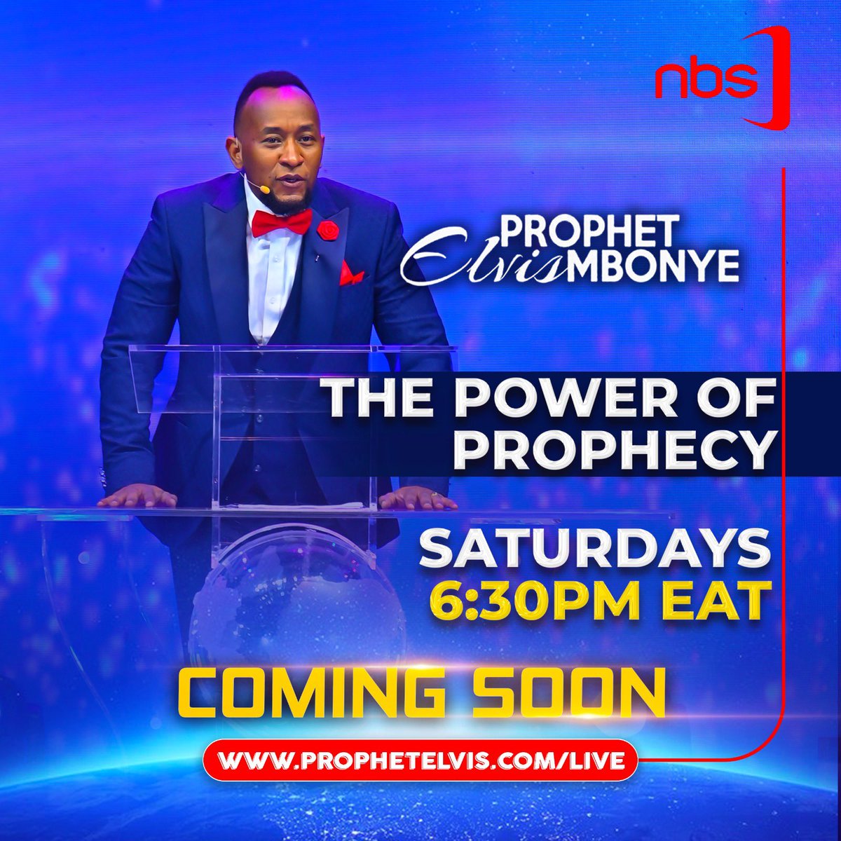 Fireliglntfi's tweet photo. Coming soon is the Power of Prophecy broadcast by @Prophet_elvis every Saturday 6:30pm.

Stay tuned!

#NBSUpdates https://t.co/QK1qvOitwN