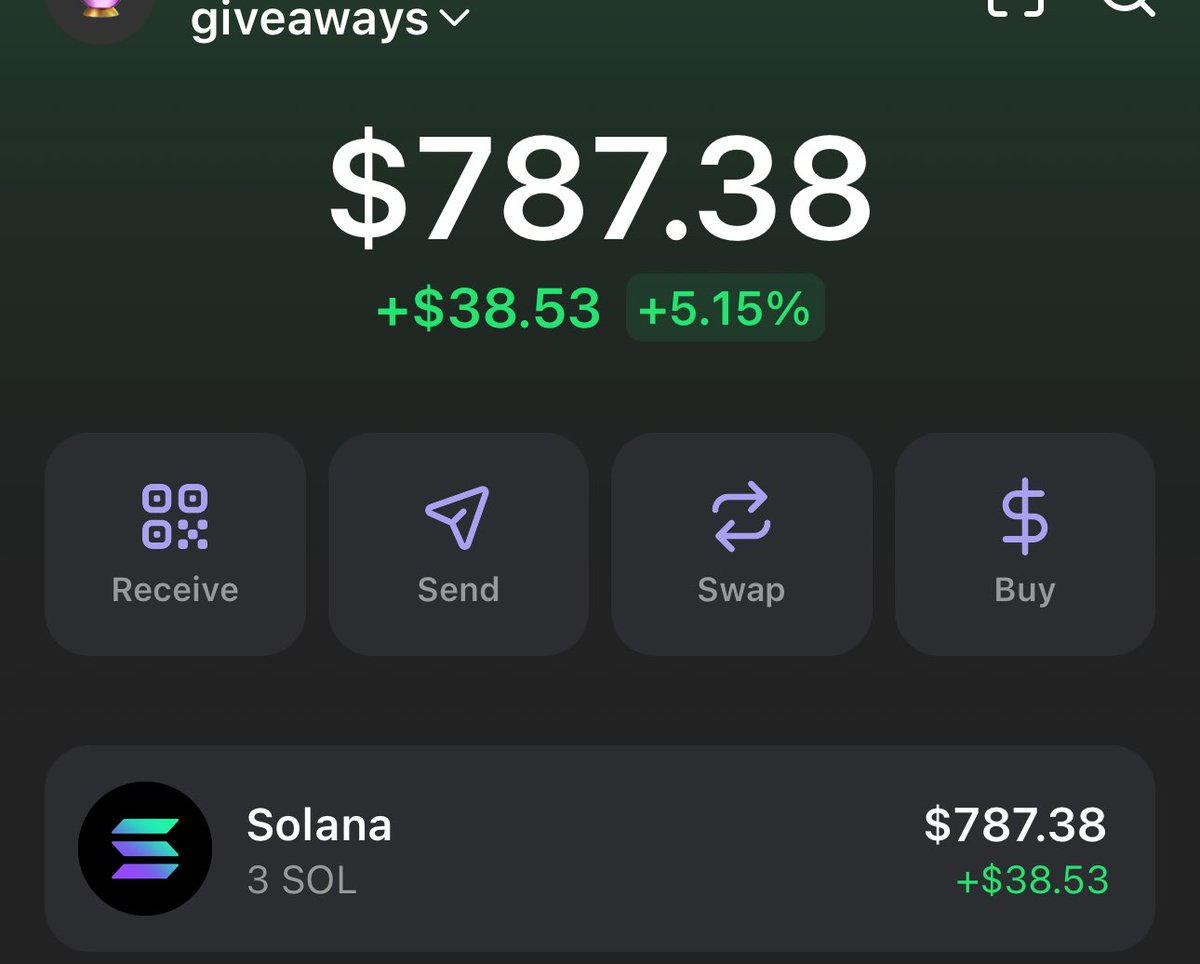 3 SOL FOR 3 PEOPLE ($800)

To enter: 

• Follow me <a href="/OneWifo/">W 能 🧑🏽‍🌾</a> &amp; <a href="/MrBsol/">Mr B</a> 

• Drop your wallet 

Winners in 12 hours good luck 🌚