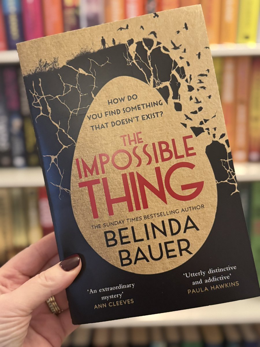 ElizabethCurrie's tweet photo. Thank you @TransworldBooks for sending me a copy of #TheImpossibleThing by #BelindaBauer, out on 27th February. https://t.co/qhVFW9Mfw2