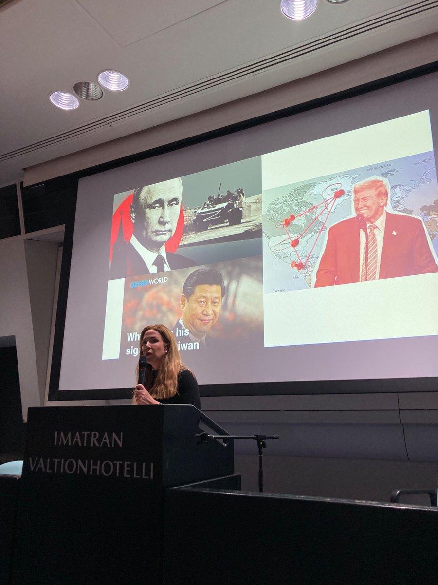 KATSE_FISA's tweet photo. The first day of the FISA 2025 conference was concluded with the keynote ”Is the Disorder of Our Times Unprecedented?” by Professor @AyseZarakol 

#katse2025 #fisa2025 https://t.co/8spbDwpPkV