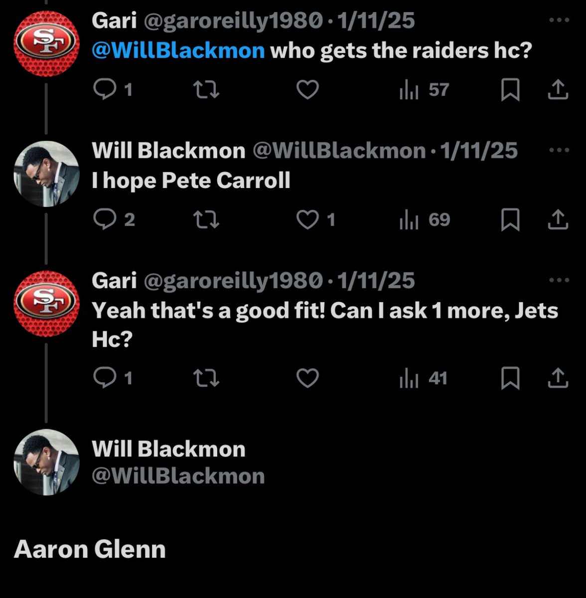 WillBlackmon's tweet photo. Hey @garoreilly1980
You’re welcome lol
#AskWill https://t.co/QuDzHBfjLf