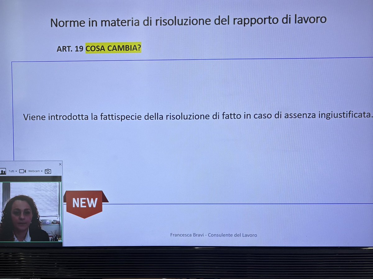 StudioBraviCdl's tweet photo. Oggi ho avuto il piacere di essere relatrice all’evento formativo organizzato dalla Fondazione dei Commercialisti Di Monza e Brianza in tema di novità di inizio anno 2025 - Collegato Lavoro-Milleprotoghe-Legge di Bilancio.
Ringrazio per l’opportunità di scambio professionale. https://t.co/kfznbbAq8Q