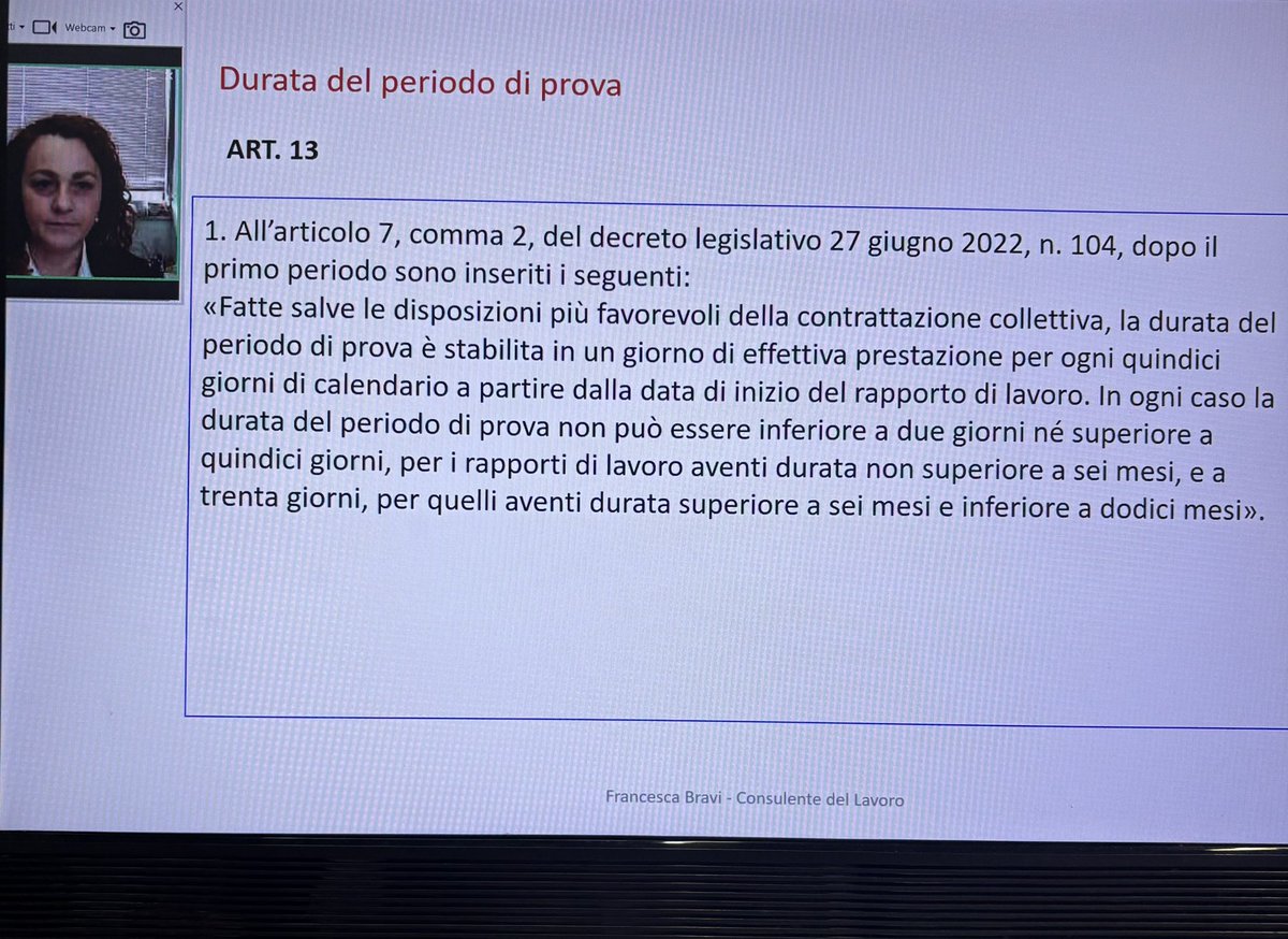 Oggi ho avuto il piacere di essere relatrice all’evento formativo organizzato dalla Fondazione dei Commercialisti Di Monza e Brianza in tema di novità di inizio anno 2025 - Collegato Lavoro-Milleprotoghe-Legge di Bilancio.
Ringrazio per l’opportunità di scambio professionale.