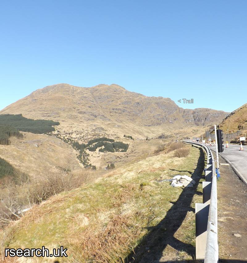 HighlandsScot's tweet photo. The 2,956 ft, 901m Beinn an Lochain Mountain 8 miles west of Loch Lomond, a cracking hike with 31 large images in order such as this one from the road https://t.co/xRaOjA08DT #Sctoland https://t.co/viHcQbKorO