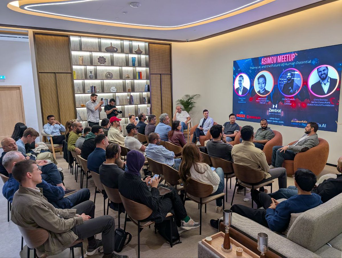 From AI at scale to autonomous systems—this room is packed with ideas.

#ASIMOVMeetup