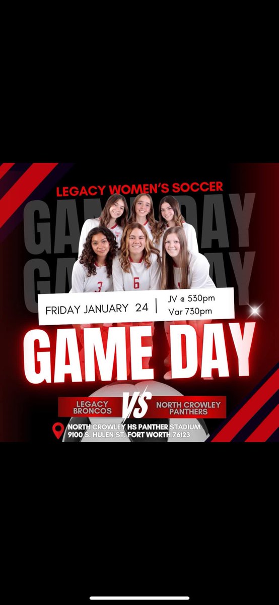 LegacyWSoccer's tweet photo. District Season starts tonight!!! Come out and support your lady broncos! @MISDathletics @therideronline https://t.co/mQC5tYRaf0