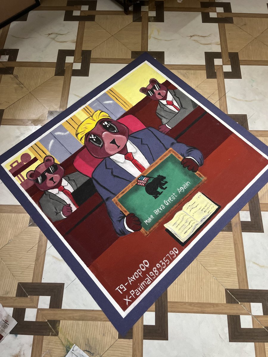 Parimal98935790's tweet photo. The most hyped mint of the year is here – don’t miss out!
I created a vibrant colourful sand art piece to show my support for this incredible project.

@steadyteddys @berachain … counting the days, mainnet Thoon. https://t.co/qDeslK8l3L