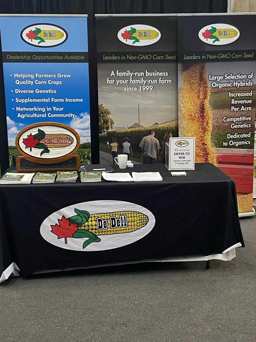 We’re #1!!!  

Booth #1 at the Guelph Organic Conference come see us to get entered into a drawn for some organic seed corn! 

#plant25 #dedellseeds #ontag #leadersinnongmo