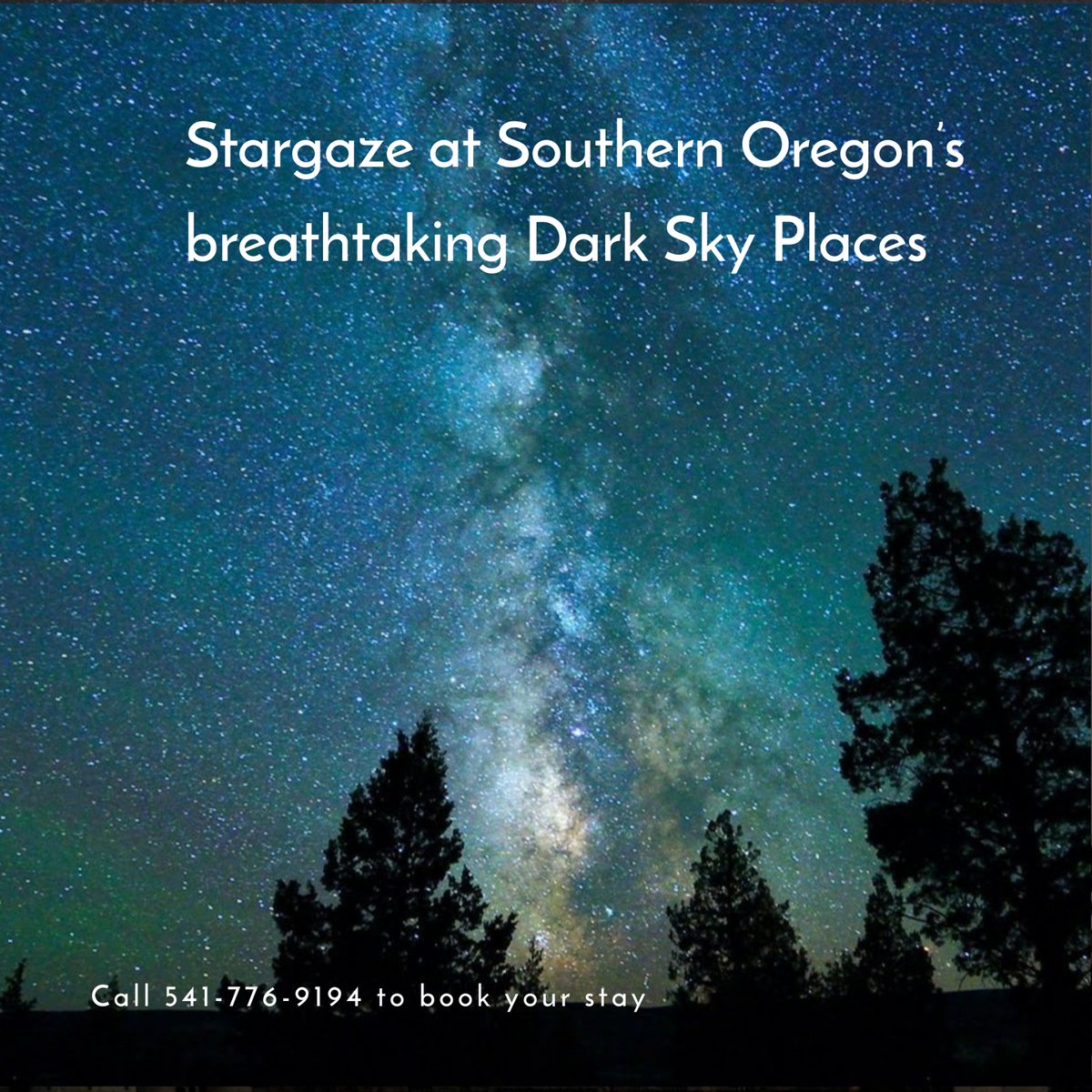 RodewayOR189's tweet image. 🌌✨ Explore the Wonders of Southern Oregon's Dark Sky Places! ✨🌌

📍 Stay with us at Rodeway Inn Medford, your perfect basecamp for exploring these celestial wonders.

🌟 Top Dark Sky Spots Nearby:
🌌 Crater Lake National Park 
🌌 Table Rocks
🌌 Klamath Basin