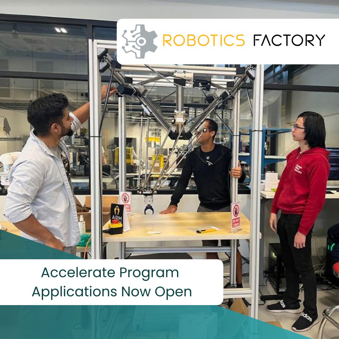 RoboPGH's tweet image. 🚨  #RoboticsFactory Applications are NOW OPEN! 🚨 Six pre-seed #robotics companies will be selected to receive:
💰 Up to $100,000 in #funding
🔧 Access to cutting-edge #prototyping space
🧠 Tailored #mentorship
Apply by Feb 20: buff.ly/42ky1C2
 @iwpgh #RoboPGH #DeepTech