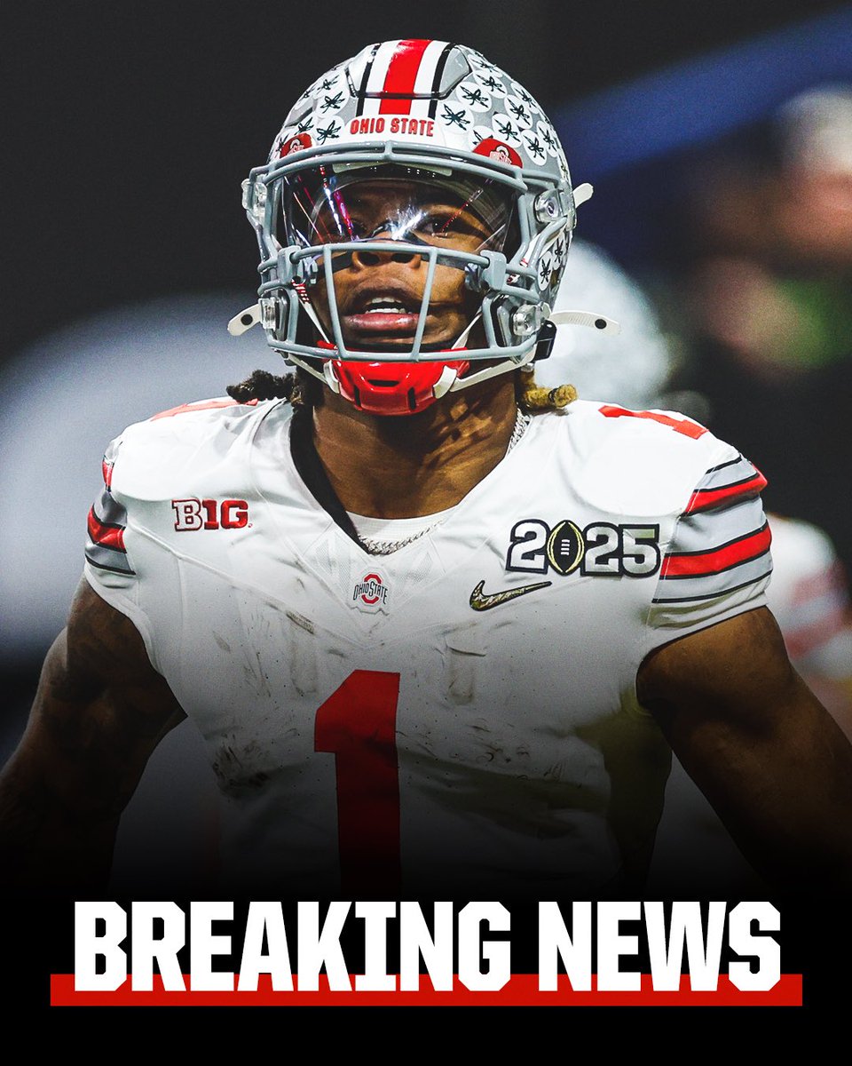 PeteThamel's tweet photo. Ohio State star running back Quinshon Judkins is leaving school early and will declare for the NFL draft, he told ESPN. 
 His ranks as the No. 5 overall running back in the upcoming draft in Mel Kiper Jr.’s position rankings. https://t.co/MuhQlh5k1t