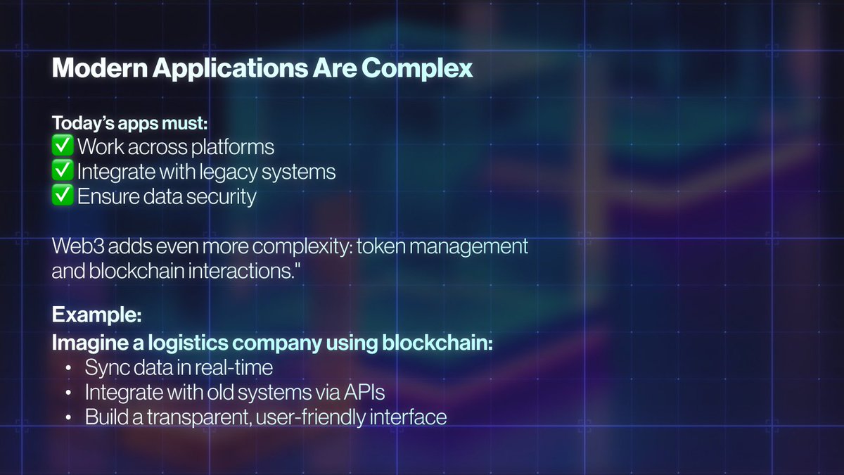 morpheuslabs_io's tweet image. Building in Web3 isn’t easy—there’s dealing with legacy systems, racing against deadlines, and figuring out how to bridge Web2 with Web3.

But it doesn’t have to stay this way. Let’s explore the challenges developers face and how low-code and AI can make a difference in our…