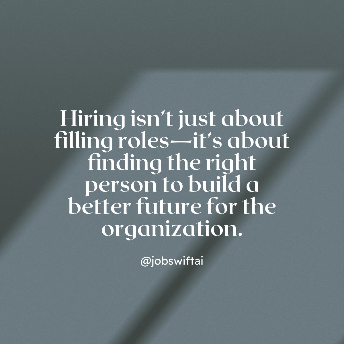 JobSwiftAI's tweet image. No one cares about what you do.
They care about what you can do for their hiring process.
Want to stand out in HR/recruitment?
↳ Simplify candidate experiences.
↳ Use ATS to find the perfect match.
↳ Communicate openly and often.
↳ Focus on quality hires.
Deliver value.…