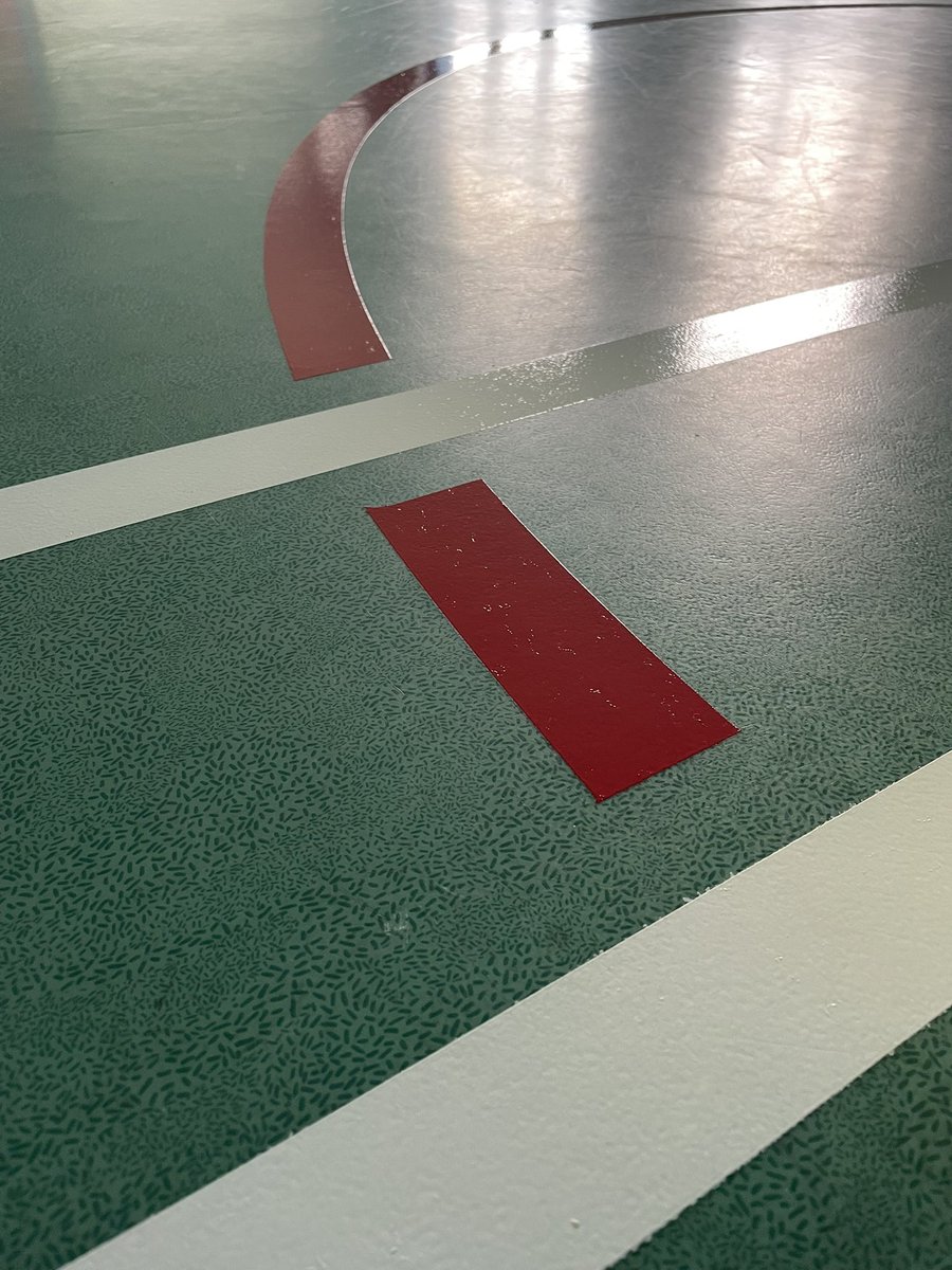 Super excited to start using our new dodgeball court next week #dodgeball #interschoolcompetition