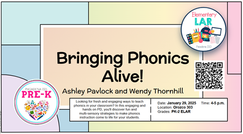 Prek Pasadena (@prekpasadena) on Twitter photo Looking forward to this collaboration with <a href="/pisdesela/">PISD Elementary Language Arts & Reading</a>! Be sure to sign up if you have not already done so! π€#PISDPK Looking forward to this collaboration with <a href="/pisdesela/">PISD Elementary Language Arts & Reading</a>! Be sure to sign up if you have not already done so! π€#PISDPK