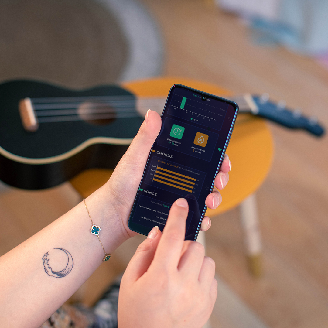 RoadieOfficial's tweet image. Stay on top of your music journey with the Coach app! Track your streaks, playtime, chord accuracy, song-learning progress and more, all in one place. See your hard work pay off, one strum at a time. 
#RoadieCoach #Coachapp #learnmusic