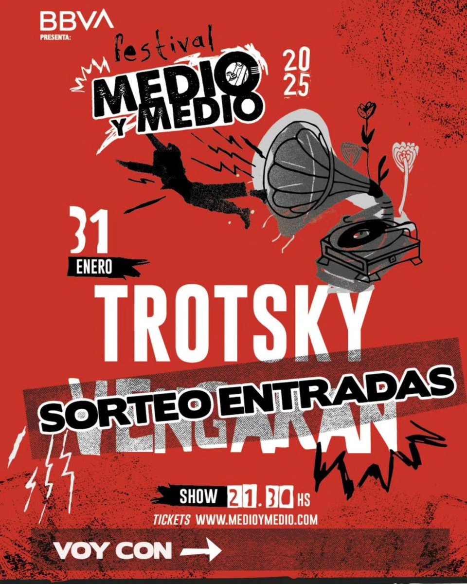 TrotskyVengaran's tweet image. EN 7 DÍAS VOLVEMOS A LAS CANCHAS
viernes 31 de enero 21:30hs en MedioyMedio de Pta. Ballena
Sorteamos entradas dobles en nuestro ig.
 
Compartí el flyer en tu HISTORIA y @ a quién querés q te acompañe.
(Llena el espacio al lado del VOY CON...)
ENTRADAS en @RedTicketsUY 
👇🏻👇🏻👇🏻👇🏻