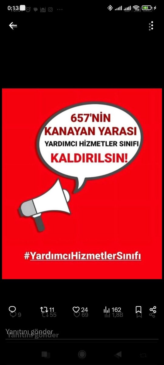 #TBMMHaydiYHSsorunubitsinartık Yardımcı hizmetler sınıfı kan ağlıyor memur gibi itibar görmek istiyoruz.