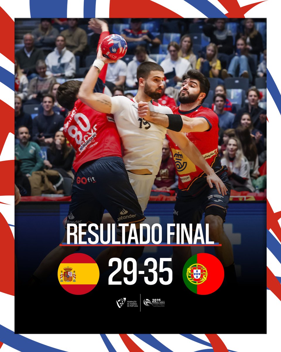 🌍 𝐈𝐇𝐅 𝐖𝐨𝐫𝐥𝐝 𝐂𝐡𝐚𝐦𝐩𝐢𝐨𝐧𝐬𝐡𝐢𝐩 𝟐𝟎𝟐𝟓 🔛

𝙷𝙸𝚂𝚃𝙾́𝚁𝙸𝙲𝙾!!!! ❤️❤️❤️ Portugal entre as oito melhores do mundo pela primeira vez 🥹🇵🇹

©️ Saša Pahič Szabó / kolektiff
#heroisdomar #portugal #andebolportugal #inspiredbyhandball