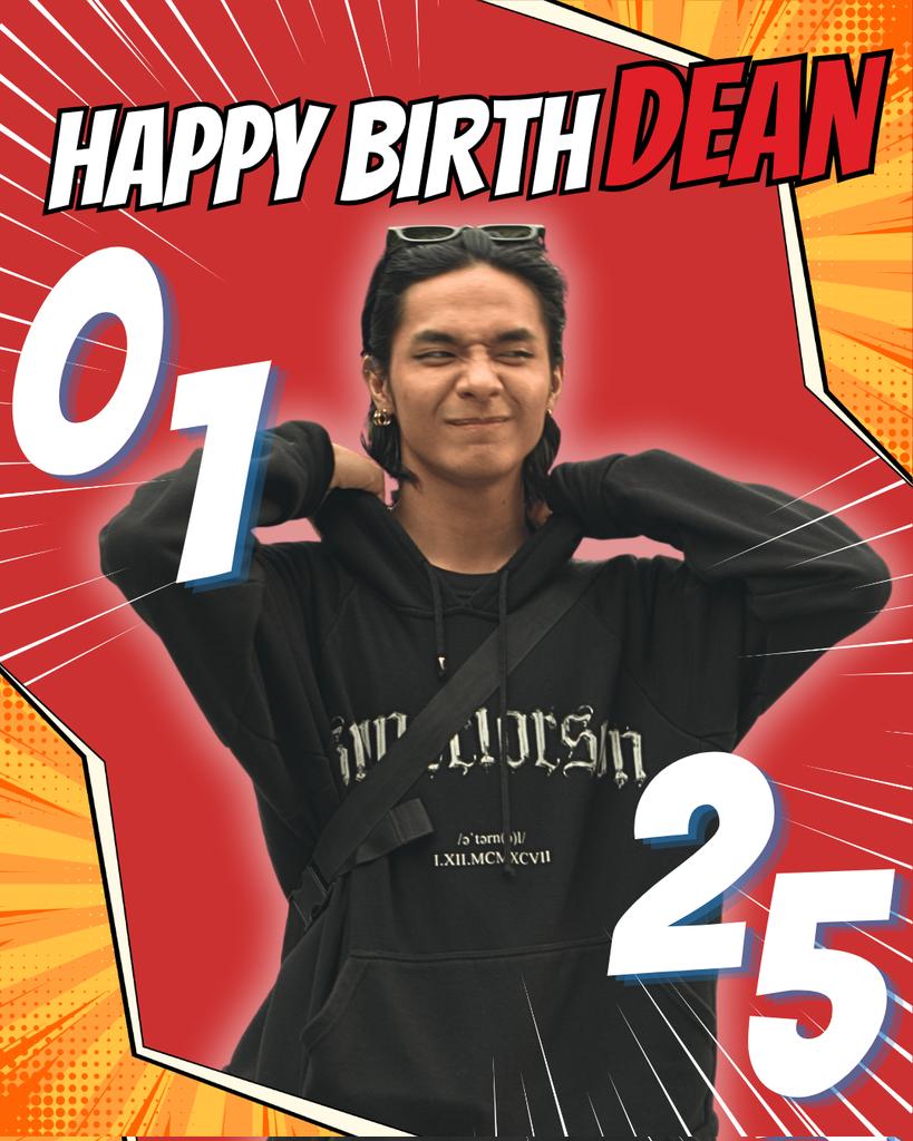 Happy Birthday to our Superman <a href="/officialdeanv/">Dean</a> !

We wish you all the best in life and remember that we always got your back!

So proud of you always bossing!

Happy DEAN Day
#21stBirthDEAN 
<a href="/officialdeanv/">Dean</a> #ECLYPSE_Dean